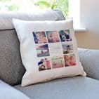 Personalised Photo Collage Cushion